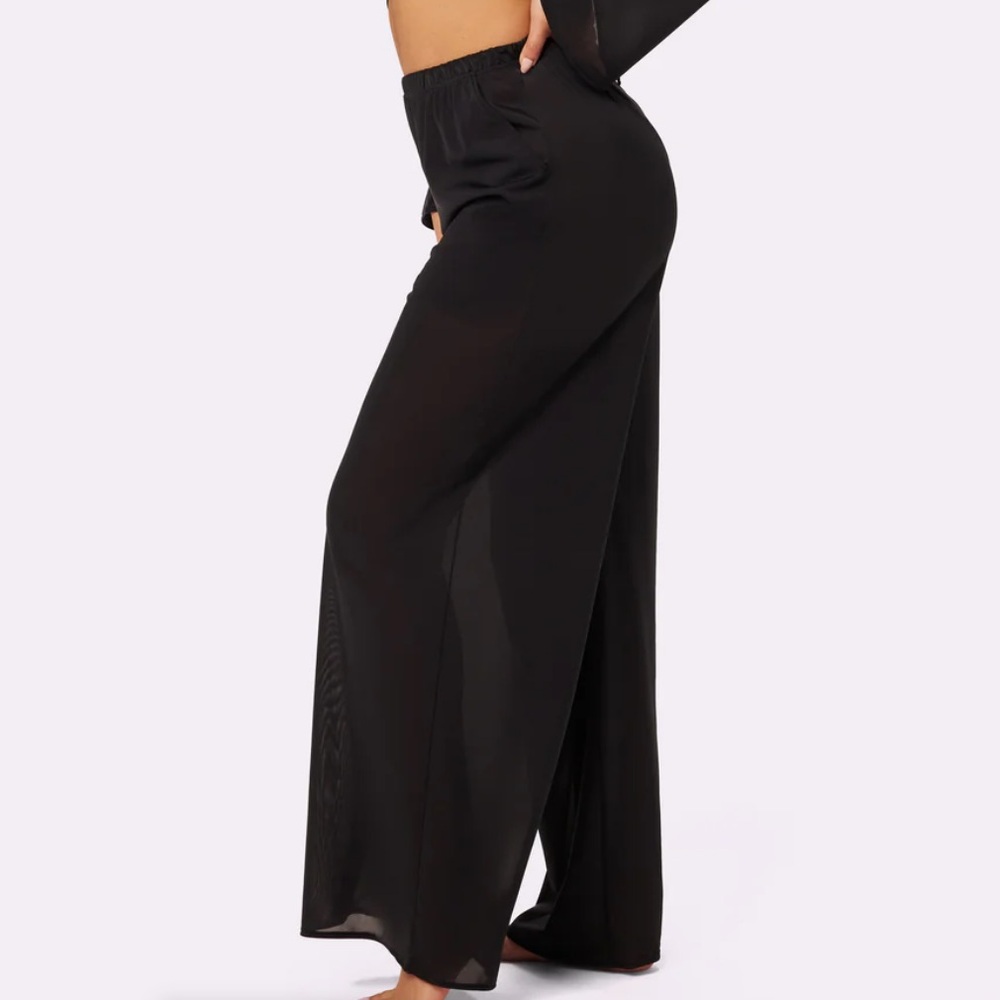 Parade Breezy Wide Leg Pants Silky Mesh Women size XL